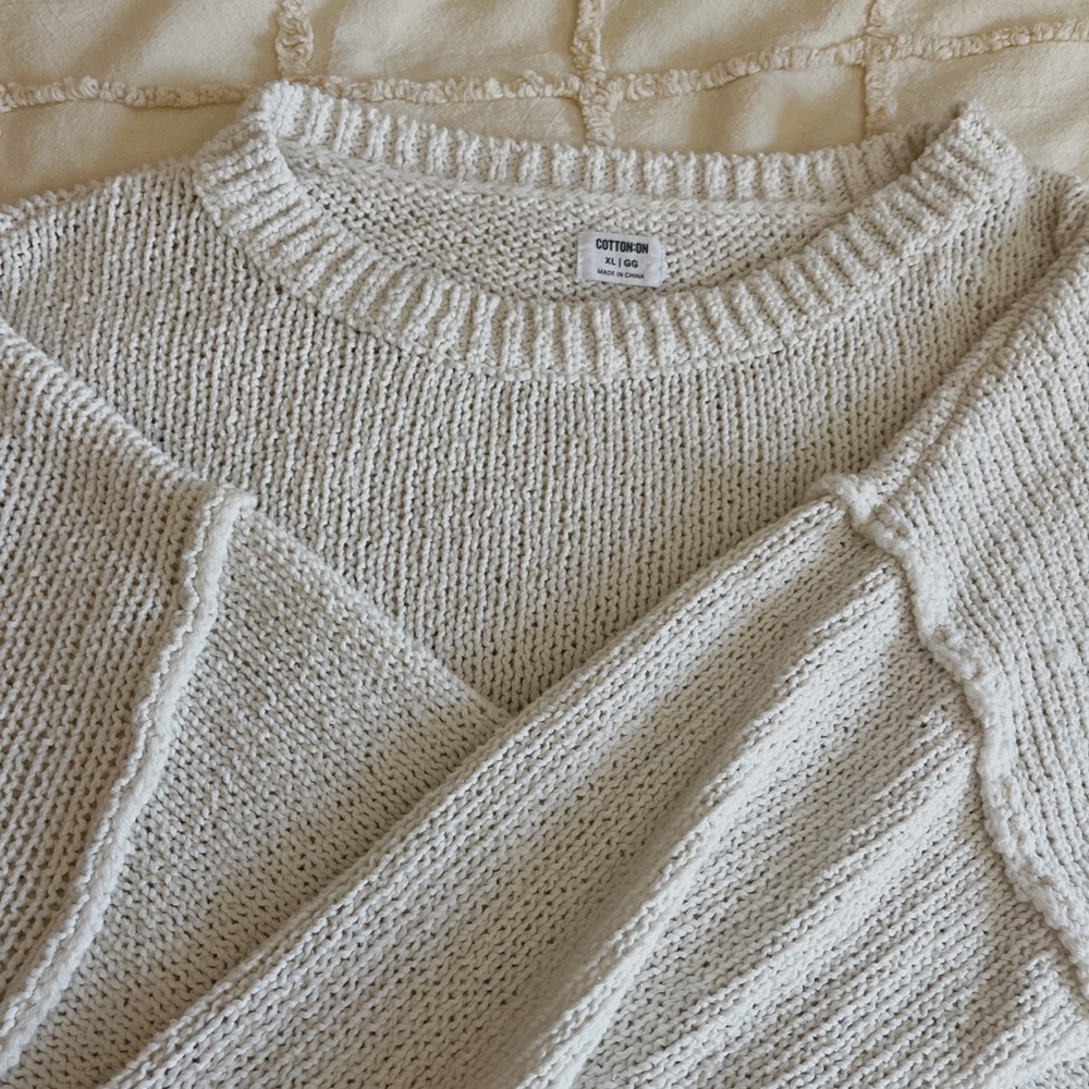 cream sweater cotton on